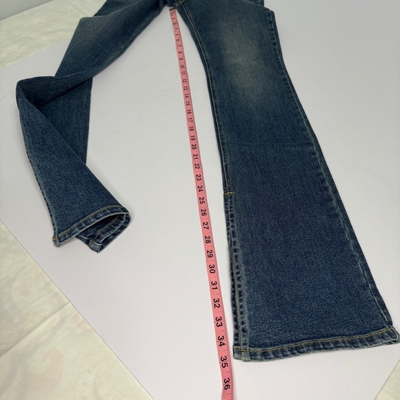 EB Denim Flared Split Hem Jeggings High Rise USA
Made Grunge Gradeschool Size S - Picture 10 of 10